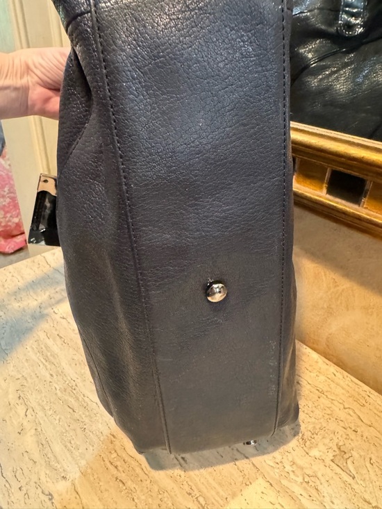 Tracy Reese Black Leather Satchel with Black Hardware main image 12